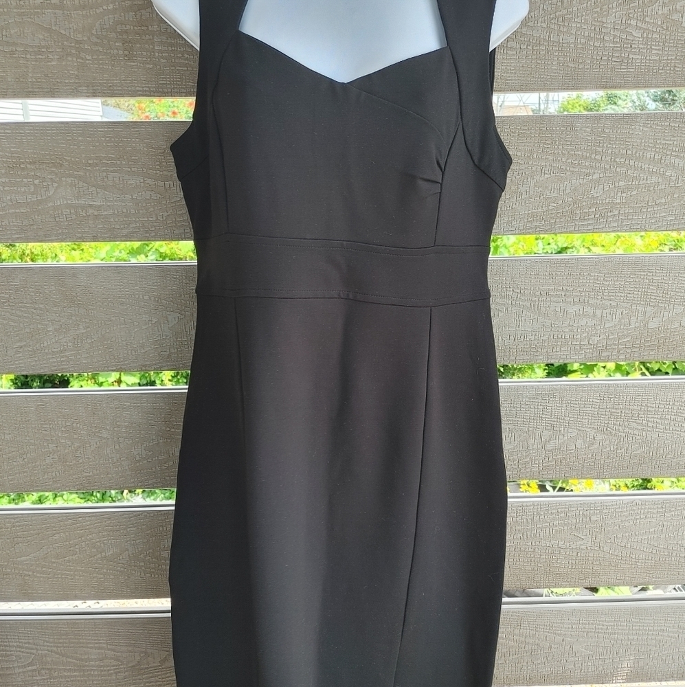 Stretch Black‎ sleeveless dress M